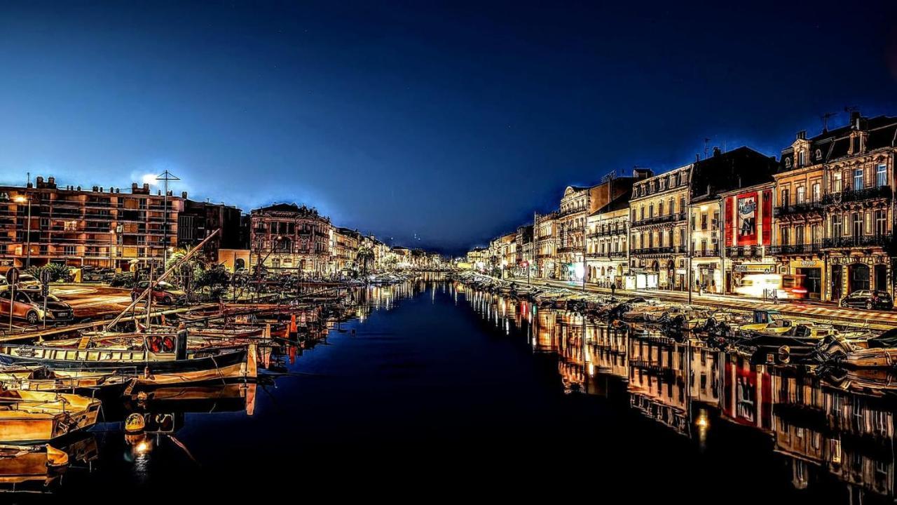 Appartement Spacieux Avec Parking Gratuit Sète Buitenkant foto